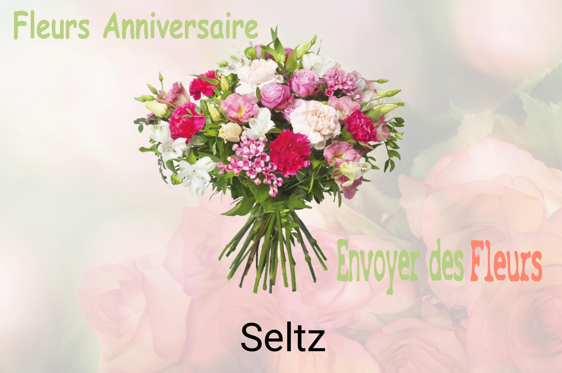 Bouquet de fleurs d’anniversaire livré à Seltz